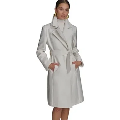 Donna Karan double-collar trench coat